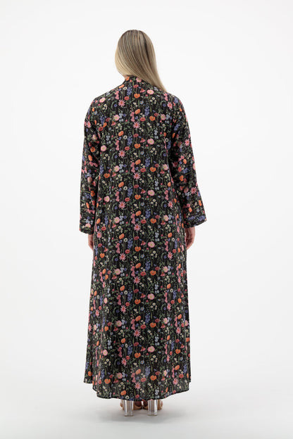 Wardah abaya model-back