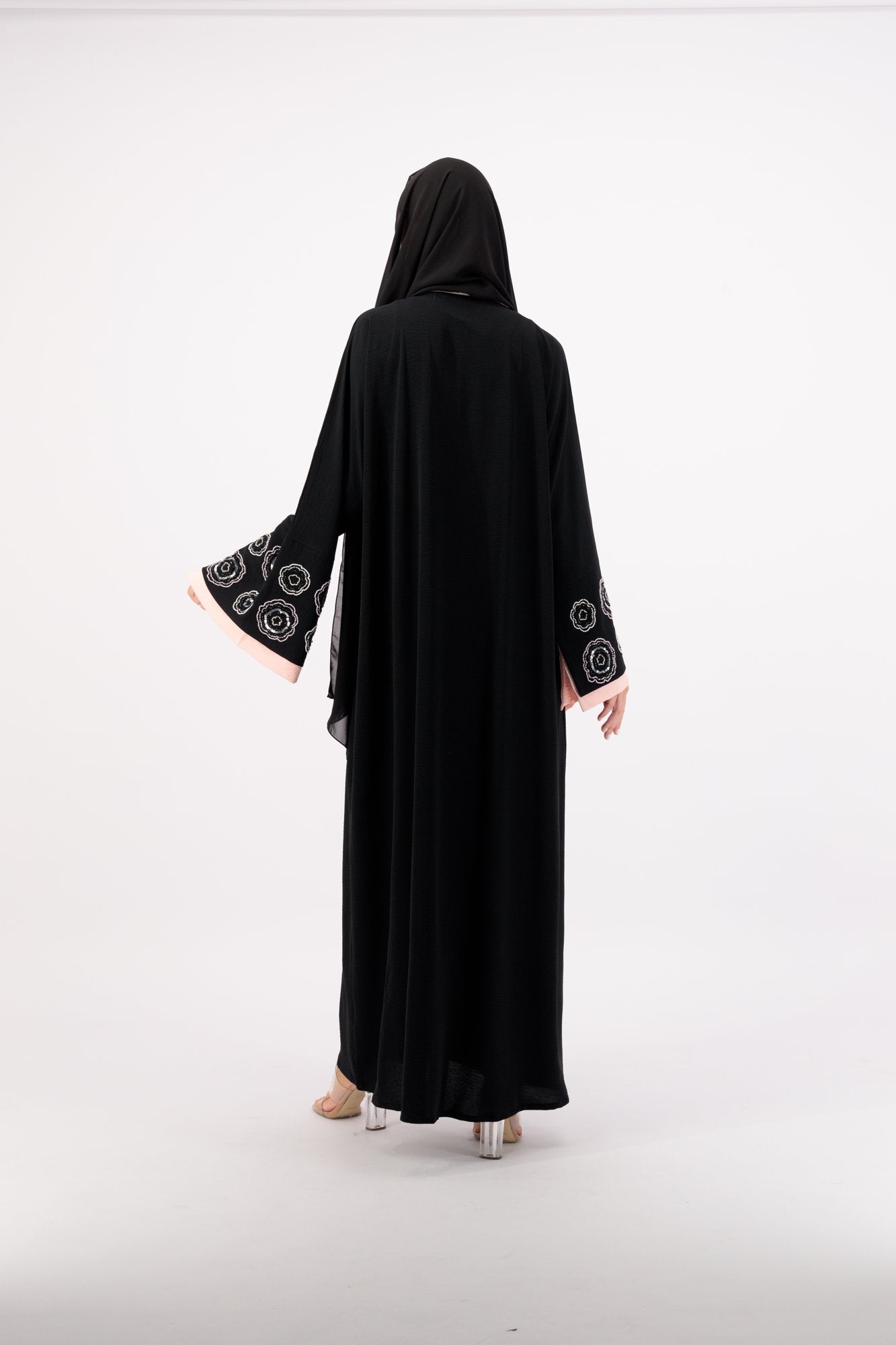 Studio 9 abaya model-back
