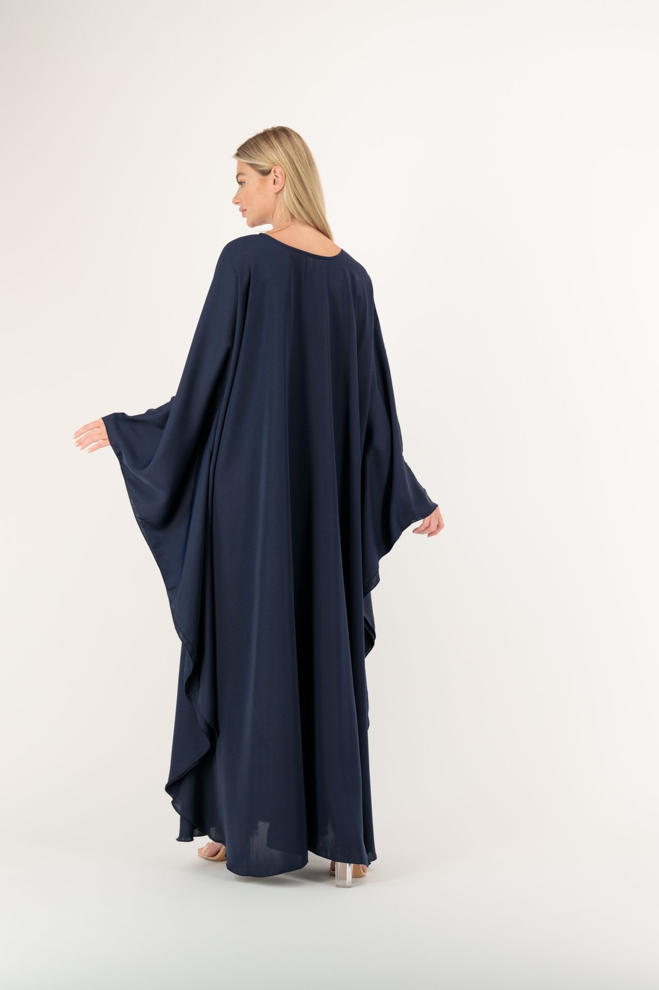 Nida Butterfly abaya model-back