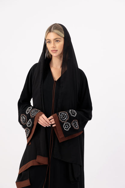 Studio 7 abaya model-closeup