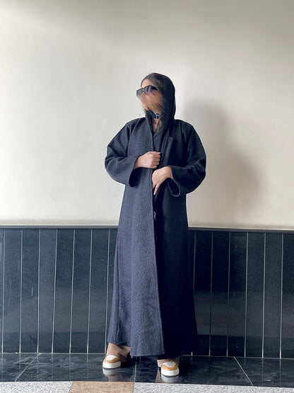Teddy abaya model-front