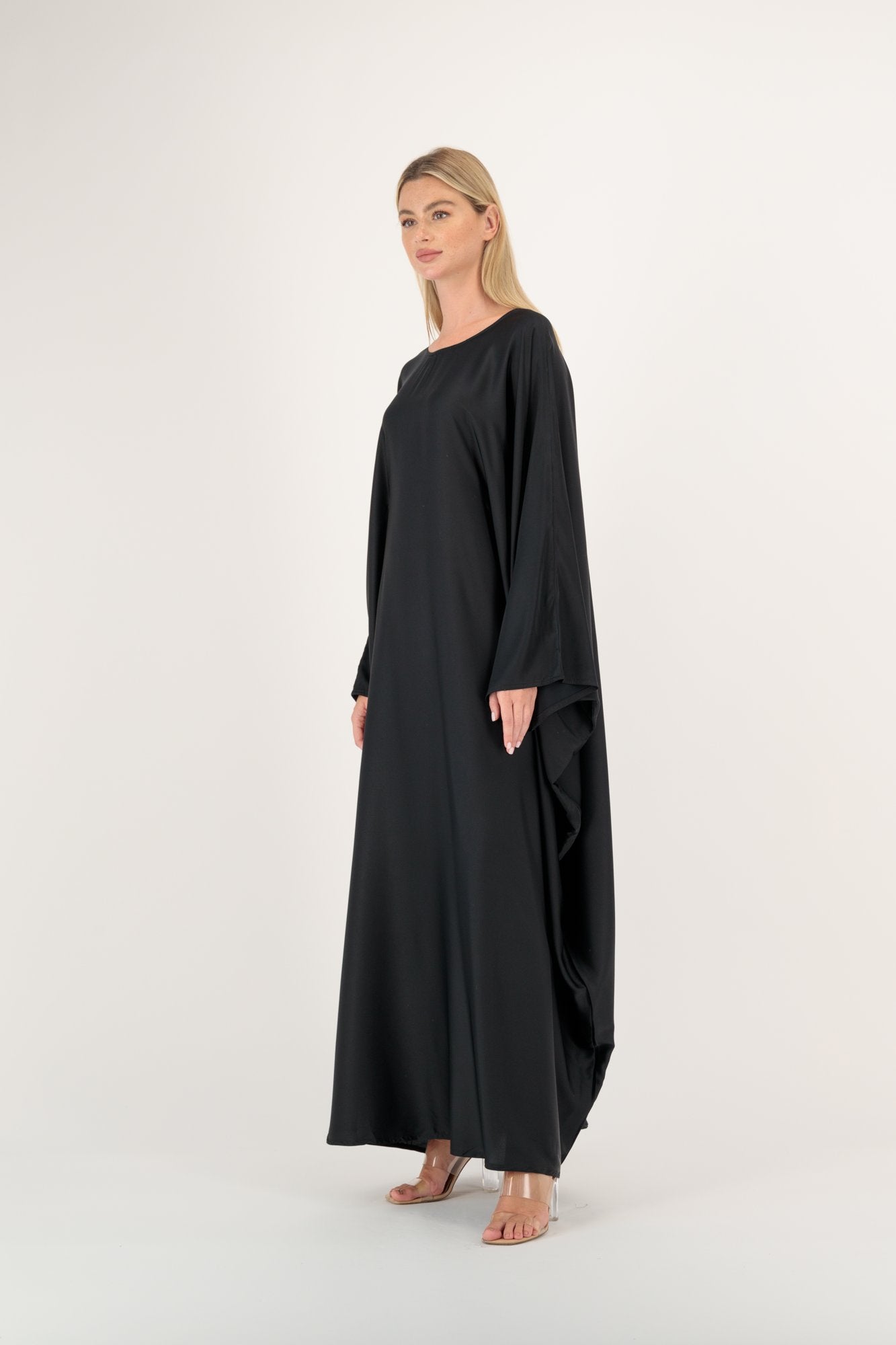 Silk Butterfly abaya model-sleeve
