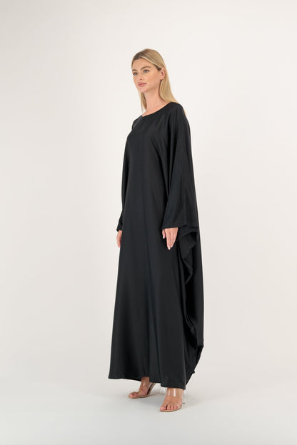 Silk Butterfly abaya model-sleeve